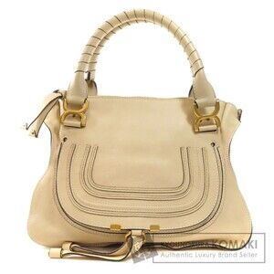 Chloe Marcie Leather Tote Bag